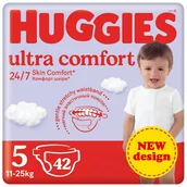 Pieluchy - Huggies Pieluchy Jumbo 5 Ultra Comfort (11-25 kg) 42 szt. - miniaturka - grafika 1