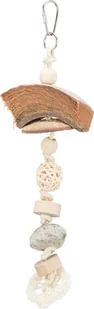 Trixie Zabawka naturalna, dla ptaków, kokos/rattan/skała wulkaniczna, 35 cm - Akcesoria dla ptaków - miniaturka - grafika 1