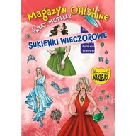 Kolorowanki, wyklejanki - Magazyn OH!Shine. Świat modelek. Sukienki wieczorowe - miniaturka - grafika 1