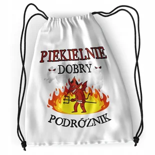 Plecak Dla Podróżnika Sportowy Szkolny Worek Torba z Nadrukiem ze Zdjęciem - Plecaki worki - miniaturka - grafika 1