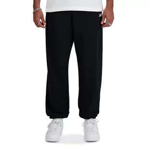 Spodnie New Balance MP41519BK - czarne - Spodnie sportowe męskie - miniaturka - grafika 1