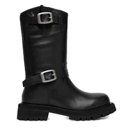 Botki damskie - Botki G-Star Raw EO-ERVA-LT2520-101 Czarny - miniaturka - grafika 1