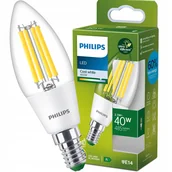 Żarówki LED - Philips Żarówka Led E27 2,3W 40W 4000K Filament Ultra Efficient Świeczka - miniaturka - grafika 1