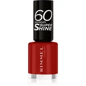 Lakiery do paznokci - Rimmel 60 Seconds Super Shine, lakier do paznokci, 315 Queen Of Tarts, 8 ml - miniaturka - grafika 1