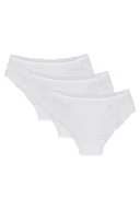 Majtki damskie - Wol-Bar eco-zo 3-pak biały 2xl majtki figi - miniaturka - grafika 1