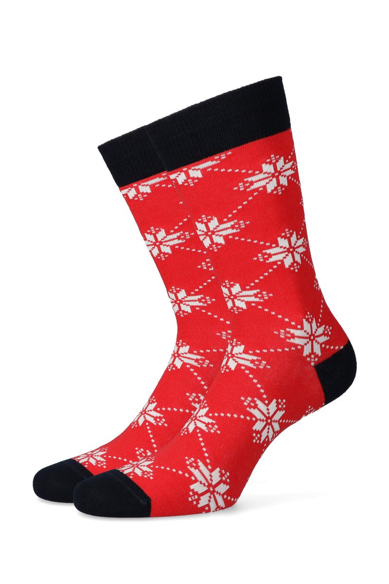 Lancerto, Skarpety czerwone w gwiazdki, rozmiar 44/46