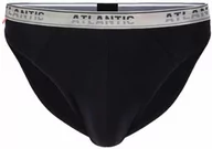 Majtki męskie - Slipy męskie Atlantic MP-1562 sport czarne - miniaturka - grafika 1