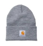 Czapki damskie - Czapka Carhartt Acrylic Watch Hat heather grey - miniaturka - grafika 1