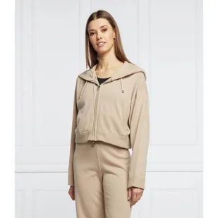 Juicy Couture Bluza Cropped Fit z dodatkiem wełny i kaszmiru - Bluzy damskie - miniaturka - grafika 1