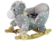 Skoczki dla dzieci - KOŃ KONIK NA BIEGUNACH JEŹDZIK DLA DZIECI DŹWIĘKI - miniaturka - grafika 1