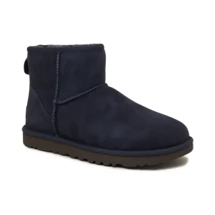 UGG Skórzane śniegowce Classic Mini II | z dodatkiem wełny - Śniegowce damskie - miniaturka - grafika 1