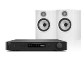 Zestawy stereo - NAD C338 (czarny) + 606 S3 (biały) - miniaturka - grafika 1