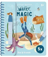 Kolorowanki, wyklejanki - Little Dutch Kolorowanka wodna Jim & friends - miniaturka - grafika 1