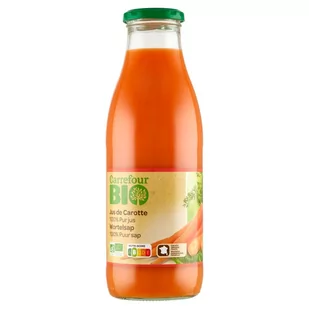 Carrefour Bio Ekologiczny sok marchwiowy 750 ml - Soki i napoje niegazowane - miniaturka - grafika 1