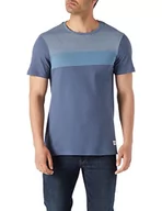 Koszulki męskie - Koton Męski t-shirt o dopasowanym kroju, indygo (740), XL - miniaturka - grafika 1