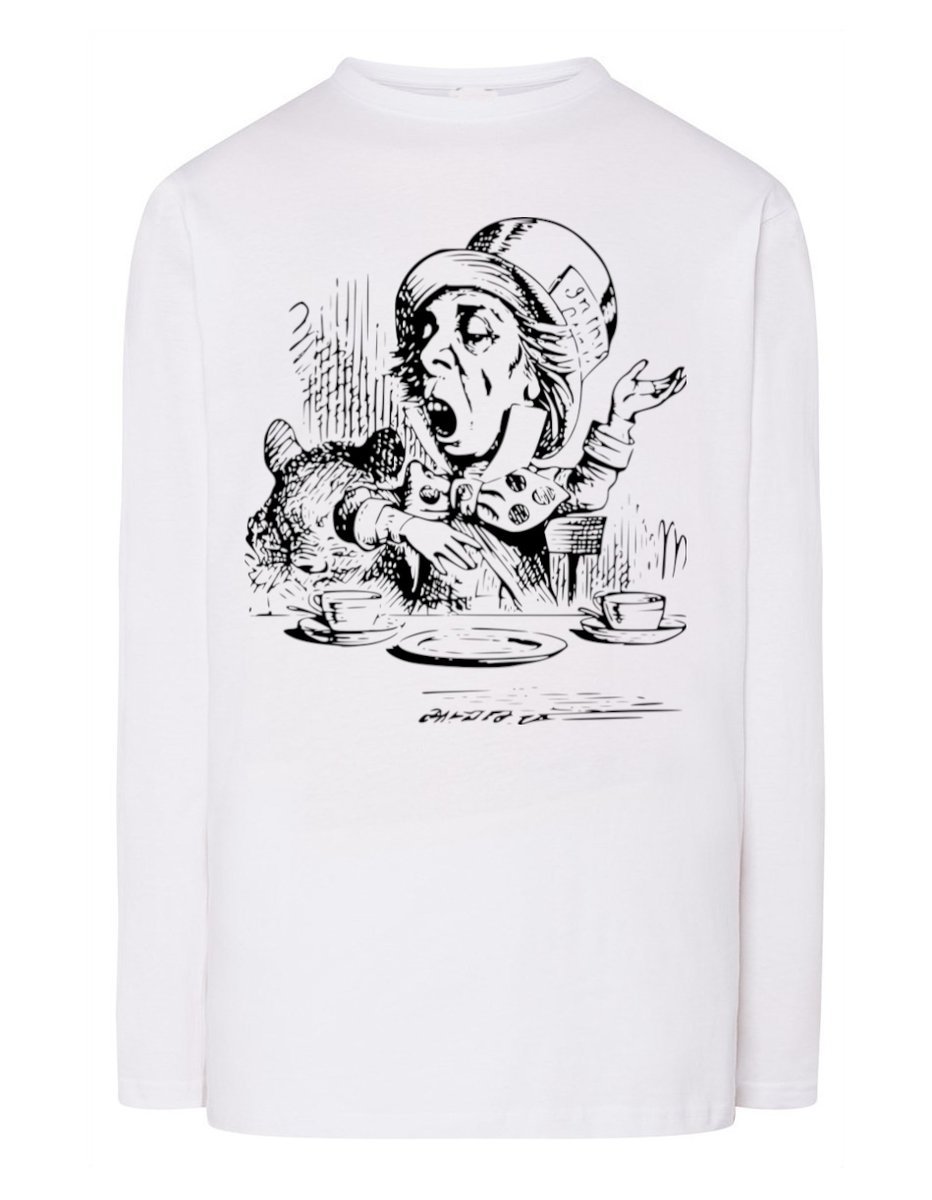 Longsleeve męski nadruk art work KAPELUSZNIK r.XXL