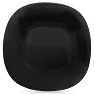 Talerze - Talerz deserowy szklany czarny LUNA 20.5x20.5x1.8cm ORION 129549 - miniaturka - grafika 1