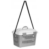 Akcesoria dla gryzoni - Zolux Transporter MIDI GULLIVER kol szary 96180 - miniaturka - grafika 1