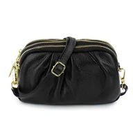 Torebki damskie - Alessio TOREBKA Damska na ramię CROSSBODY mała SKÓRA NATURALNA - miniaturka - grafika 1