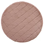 Dywany - Dywan okrągły pluszowy Modena różowy śr. 90 cm - miniaturka - grafika 1