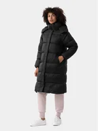 Kurtki damskie - 4F Kurtka zimowa 4FAW23TDJAF238 Czarny Regular Fit - miniaturka - grafika 1