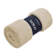 Koce - Złoty Beż Koc Z Mikrofibry 200x220 Solo - miniaturka - grafika 1