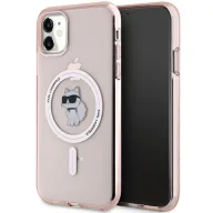 Etui i futerały do telefonów - Etui Karl Lagerfeld IML Choupette MagSafe na iPhone 11 / Xr - różowe - miniaturka - grafika 1