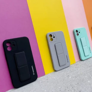 Wozinsky Kickstand Case elastyczne silikonowe etui z podstawką Samsung Galaxy A52s 5G / A52 5G / A52 4G czerwony - Etui i futerały do telefonów - miniaturka - grafika 15
