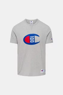 Koszulki sportowe męskie - Champion T-shirt - Szary - Mężczyzna - L (l) - 214371-EM006 - grafika 1