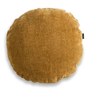 Rolo okrągła brązowa poduszka dekoracyjna 45 - Poduszki dekoracyjne - miniaturka - grafika 1