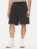 Spodenki męskie - Vans Szorty jeansowe Check-5 VN000C9V Szary Baggy Fit - miniaturka - grafika 1