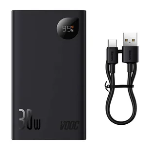 Baseus Adaman2 Powerbank 20000mAh 30W PPAD050001 z wyświetlaczem 2 x USB / 1x USB Typ C Power Delivery Quick Charge SCP czarny - Powerbanki - miniaturka - grafika 20
