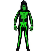 Stroje karnawałowe - Strój dziecięcy szkielet zielony kościotrup-104 - miniaturka - grafika 1
