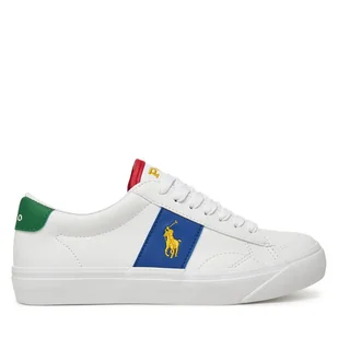 Sneakersy Polo Ralph Lauren Ryley RL02447102 Biały - Buty dla chłopców - miniaturka - grafika 1