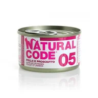 Mokra karma dla kotów - Natural Code 05 Kurczak Z Szynką - Mokra Karma Dla Kota - Puszka 85G - miniaturka - grafika 1