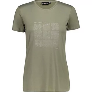 Koszulki i topy damskie - CMP Koszulka stretch z nadrukiem Koszulka damska - grafika 1