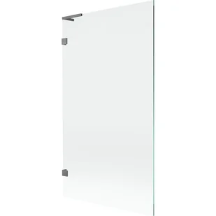 Mexen Lunar L parawan nawannowy 1-skrzydłowy 100 x 150 cm, transparent, gun metal - 897L-100-000-95-00 - Parawany nawannowe - miniaturka - grafika 1