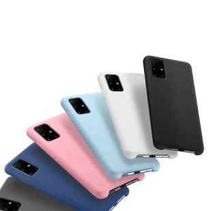 Silicone Case elastyczne silikonowe etui pokrowiec Samsung Galaxy A32 5G czerwony - Etui i futerały do telefonów - miniaturka - grafika 6