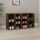 Wieszaki i stojaki - Vidaxl Ławka Z Miejscem Na Buty, Przydymiony Dąb, 103X30X54,5 Cm - miniaturka - grafika 1