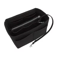 Akcesoria podróżnicze - Organizer wkład do torebki damskiej L czarny - miniaturka - grafika 1