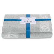 Ręczniki - AmeliaHome, Ręcznik Bellis szary 50x90+70x130 cm - miniaturka - grafika 1