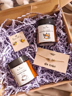 Mix -Zestaw z Sikorką Bogatką, Bransoletką i Świecami prezent z okazji - Świece - miniaturka - grafika 1