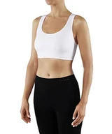 Koszulki i topy damskie - Falke Madison Low Support damski biustonosz sportowy, bezszwowy top, szerokie ramiączka, włókno funkcyjne, 1 sztuka biały Weiß (White 2860) L 38462 - miniaturka - grafika 1