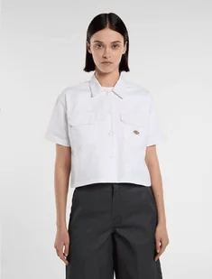 camicie donna dickies ss cropped work dkdfs5730wh1 white - Koszule damskie - miniaturka - grafika 1