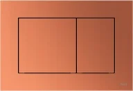 Przyciski spłukujące - Przycisk spłukujący Tece TECEnow - przycisk spłukujący do WC z tworzywa, czerwony brąz metaliczny - miniaturka - grafika 1