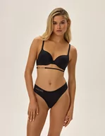 Biustonosze - Biustonosze push-up Olla - czarny 70D - miniaturka - grafika 1