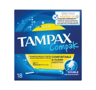 Tampony - Tampax Compak Regular Tampony 18 sztuk - miniaturka - grafika 1