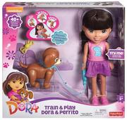 Lalki dla dziewczynek - Fisher Price, lalka Dora i piesek Perrito - miniaturka - grafika 1