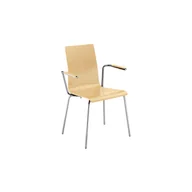 Krzesła - Krzesło Cafe VII Arm z Podłokietnikami Nowy Styl - miniaturka - grafika 1