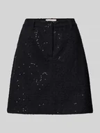 Spódnice - Spódnica mini z cekinowym obszyciem model ‘SHOW’ - miniaturka - grafika 1